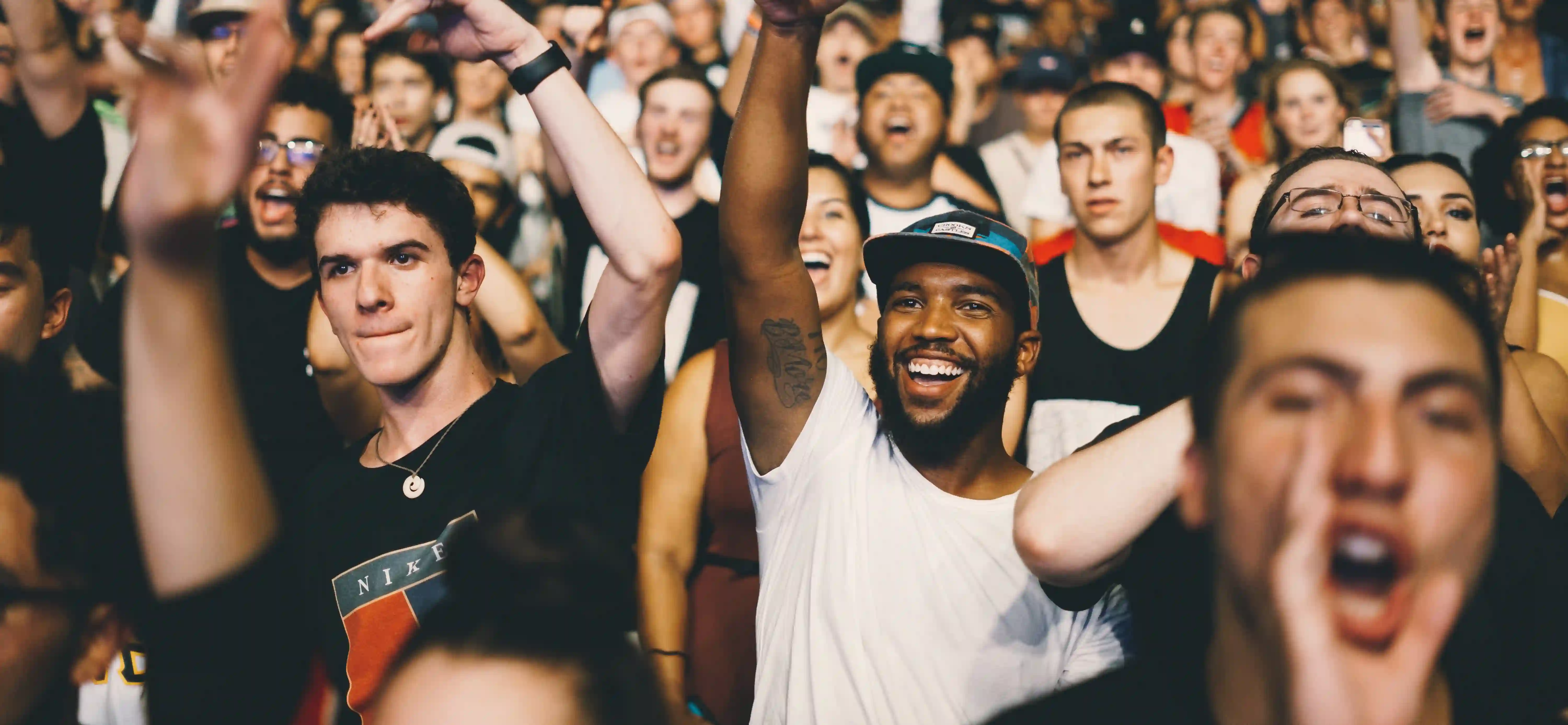 Photo de jeunes lors d'un concert